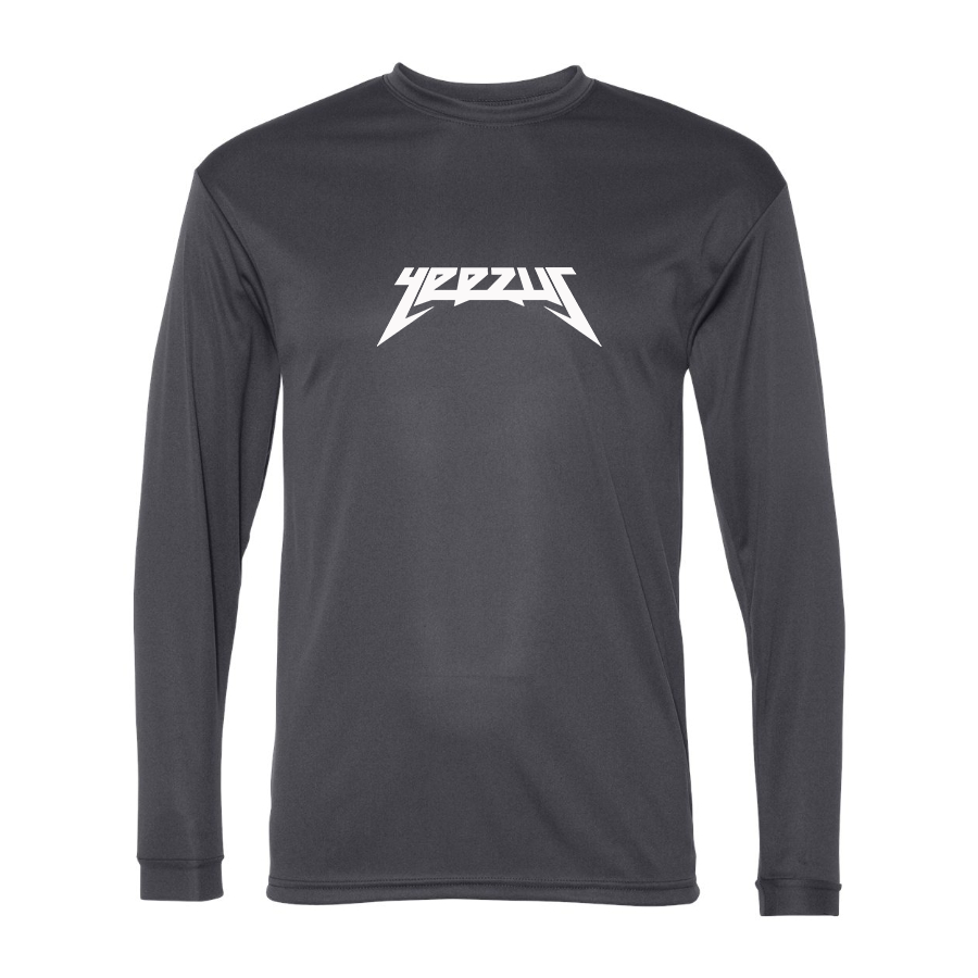 Men’s Kanye West Yeezus Music - Polyester Long Sleeve T-Shirt - 5104