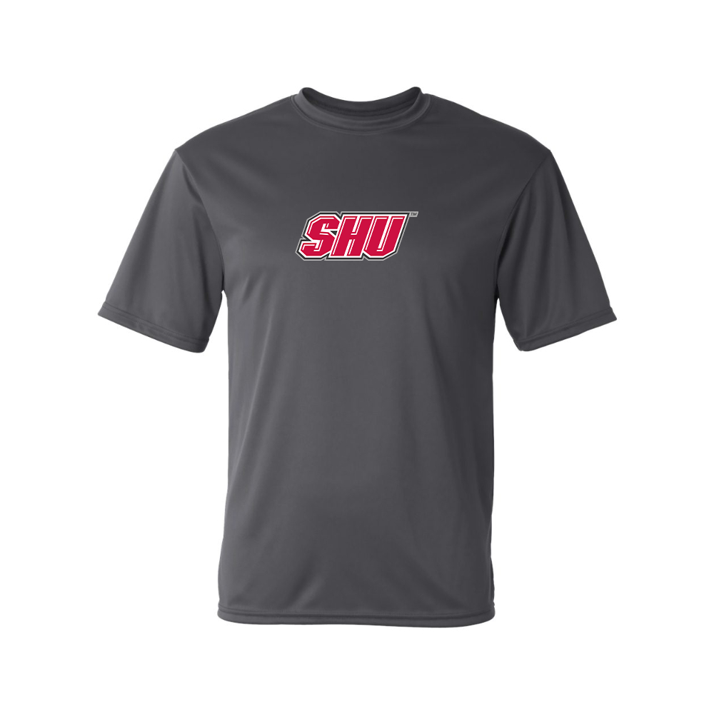 Men's Sacred Heart Pioneers Logo Polyester T-Shirt
