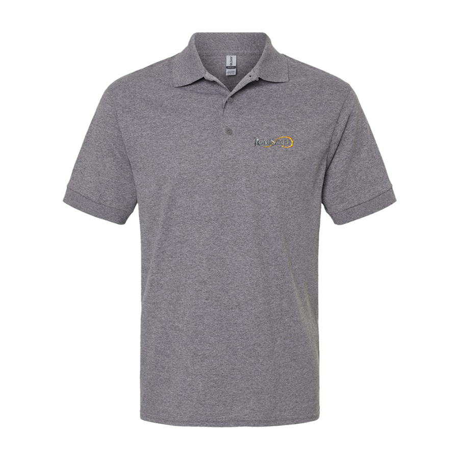 Men's Runescape Logo Gildan Dry Blend Jersey Polo