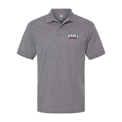 Men's Robert Morris Colonials Logo Gildan Dry Blend Jersey Polo