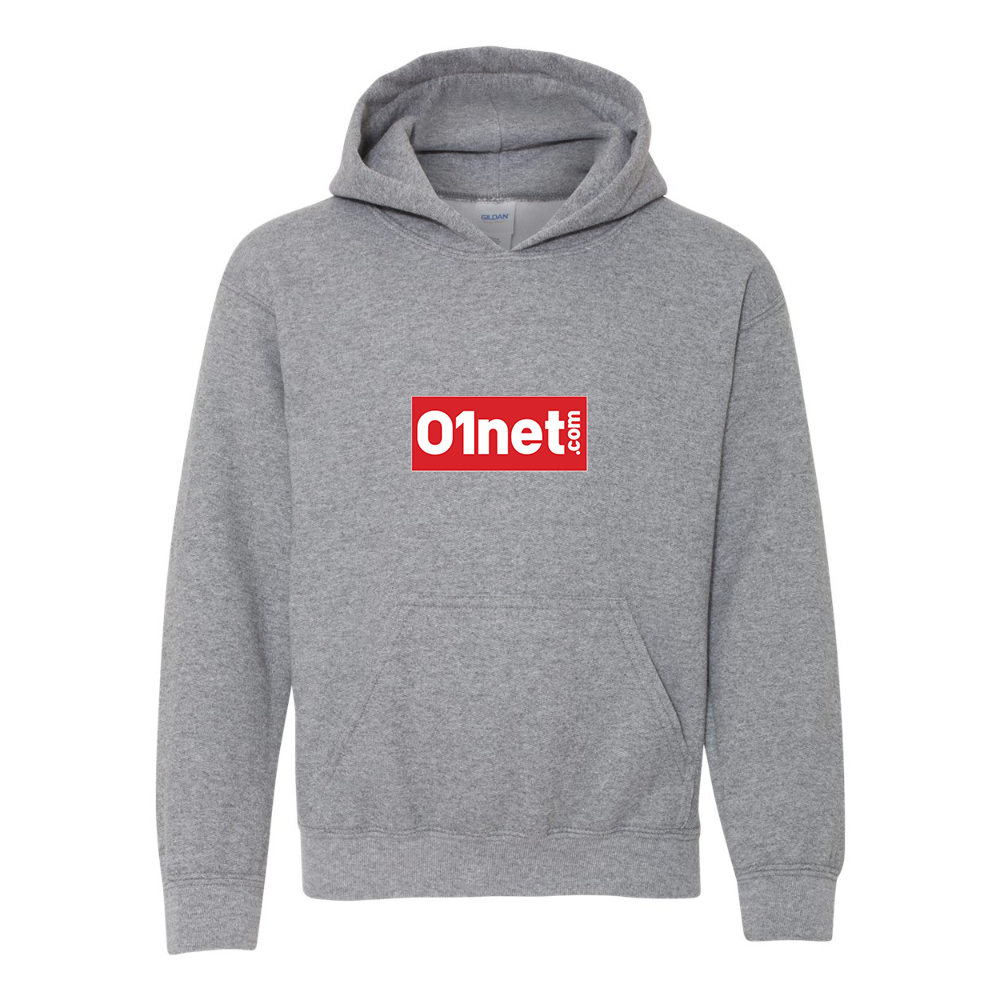Youth 01net Logo Gildan Heavy Blend  Hooded Sweatshirt