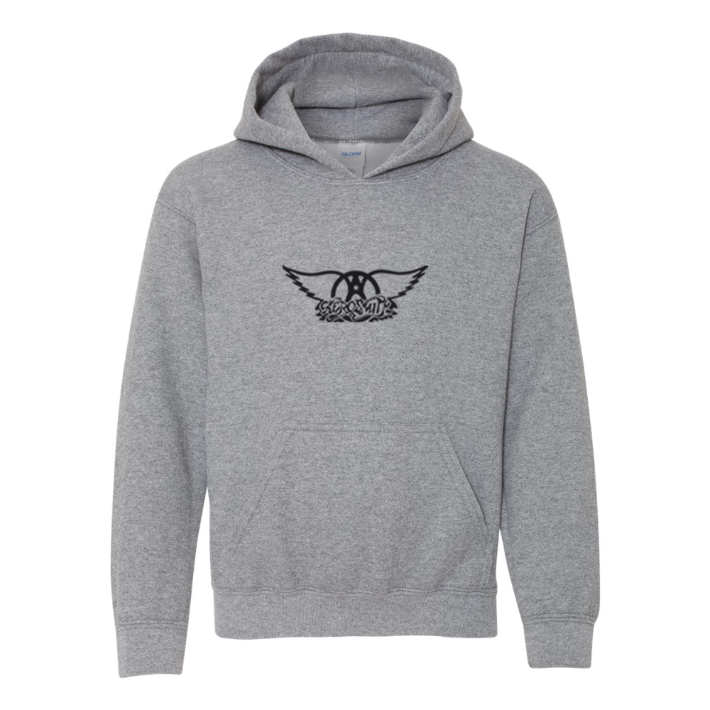 Youth Aerosmith Logo Gildan Heavy Blend  Hooded Sweatshirt