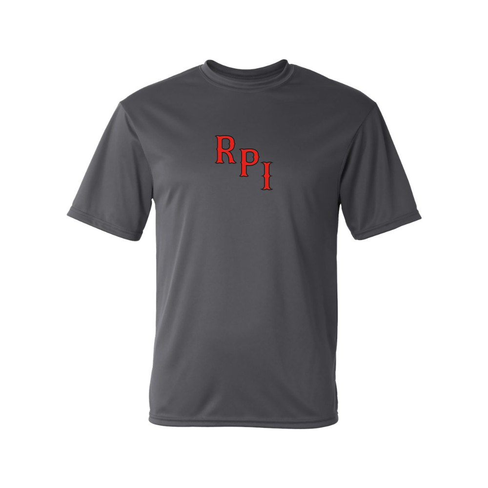 Men's RPI Engineers Logo Polyester T-Shirt