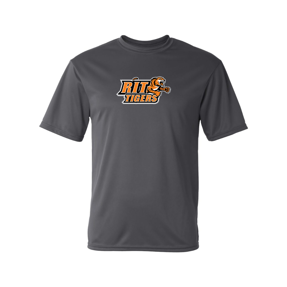 Men's RIT Tigers Logo Polyester T-Shirt