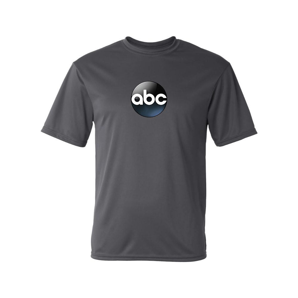 Men's Abc Logo Polyester T-Shirt