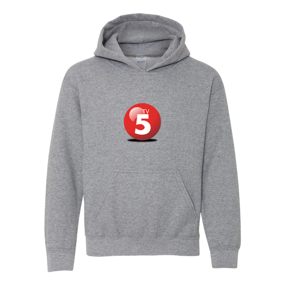 Youth ABC TV5 Logo Gildan Heavy Blend  Hooded Sweatshirt