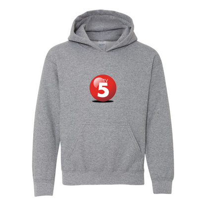 Youth ABC TV5 Logo Gildan Heavy Blend  Hooded Sweatshirt