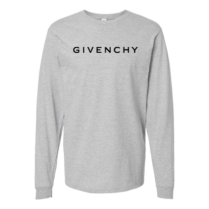 Men's Givenchy Logo Long Sleeve T-Shirt