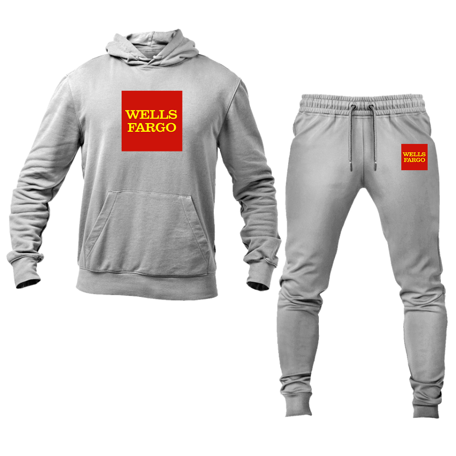 Men's Wells Fargo Logo Hoodie Joggers Set