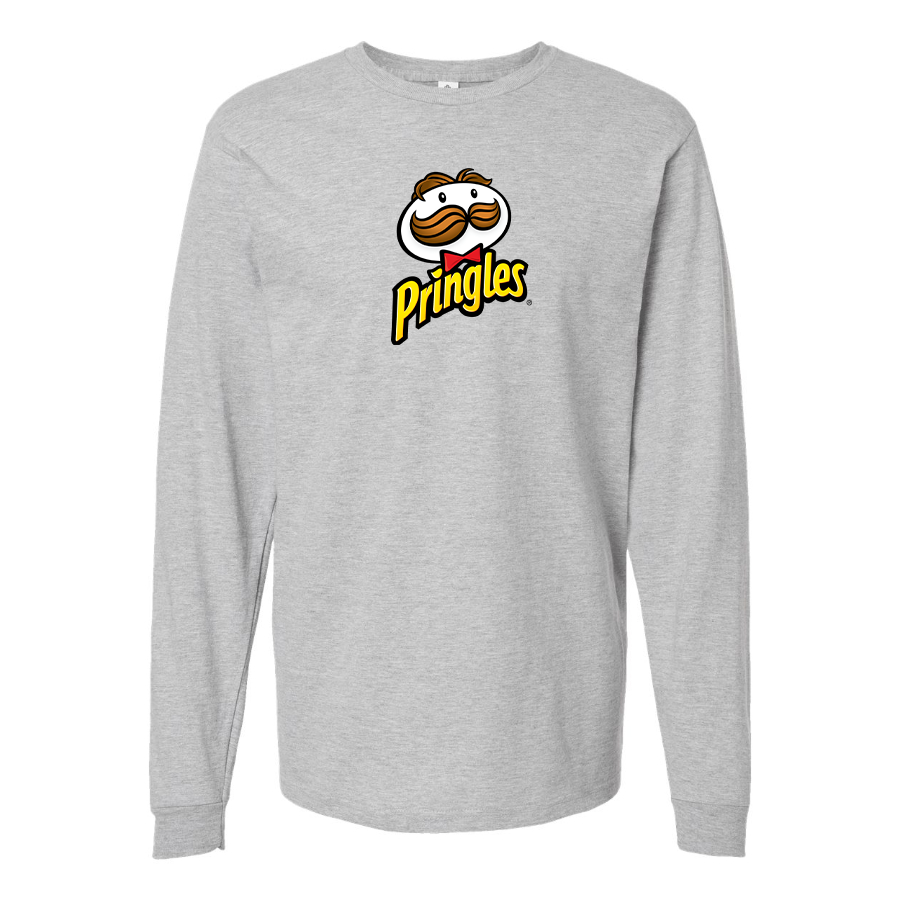 Youth Pringles Logo Cotton Long Sleeve T-Shirt