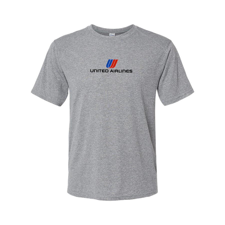 Men's United Airlines Logo Polyester T-Shirt