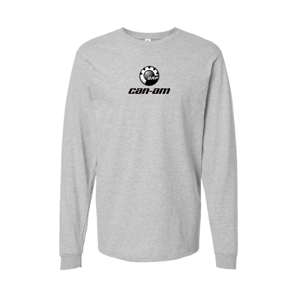 Youth Can-Am Logo Cotton Long Sleeve T-Shirt