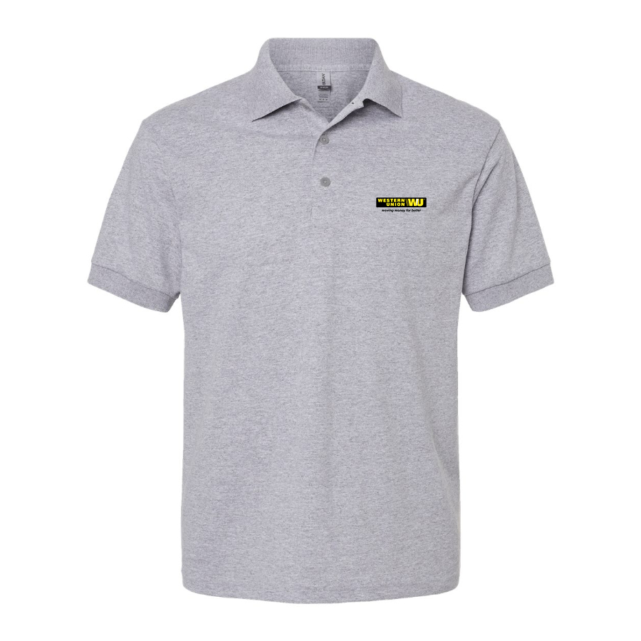 Men's Wastern Union Logo Dry Blend Polo