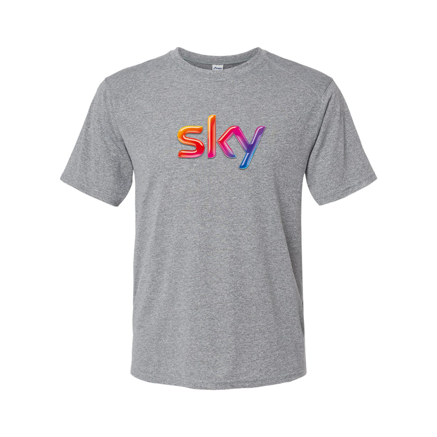 Men's Sky Logo Polyester T-Shirt