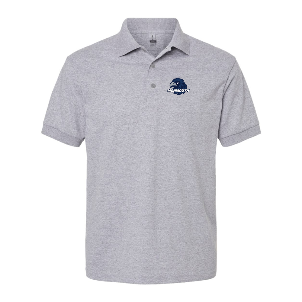 Men's Monmouth Hawks Logo Dry Blend Polo