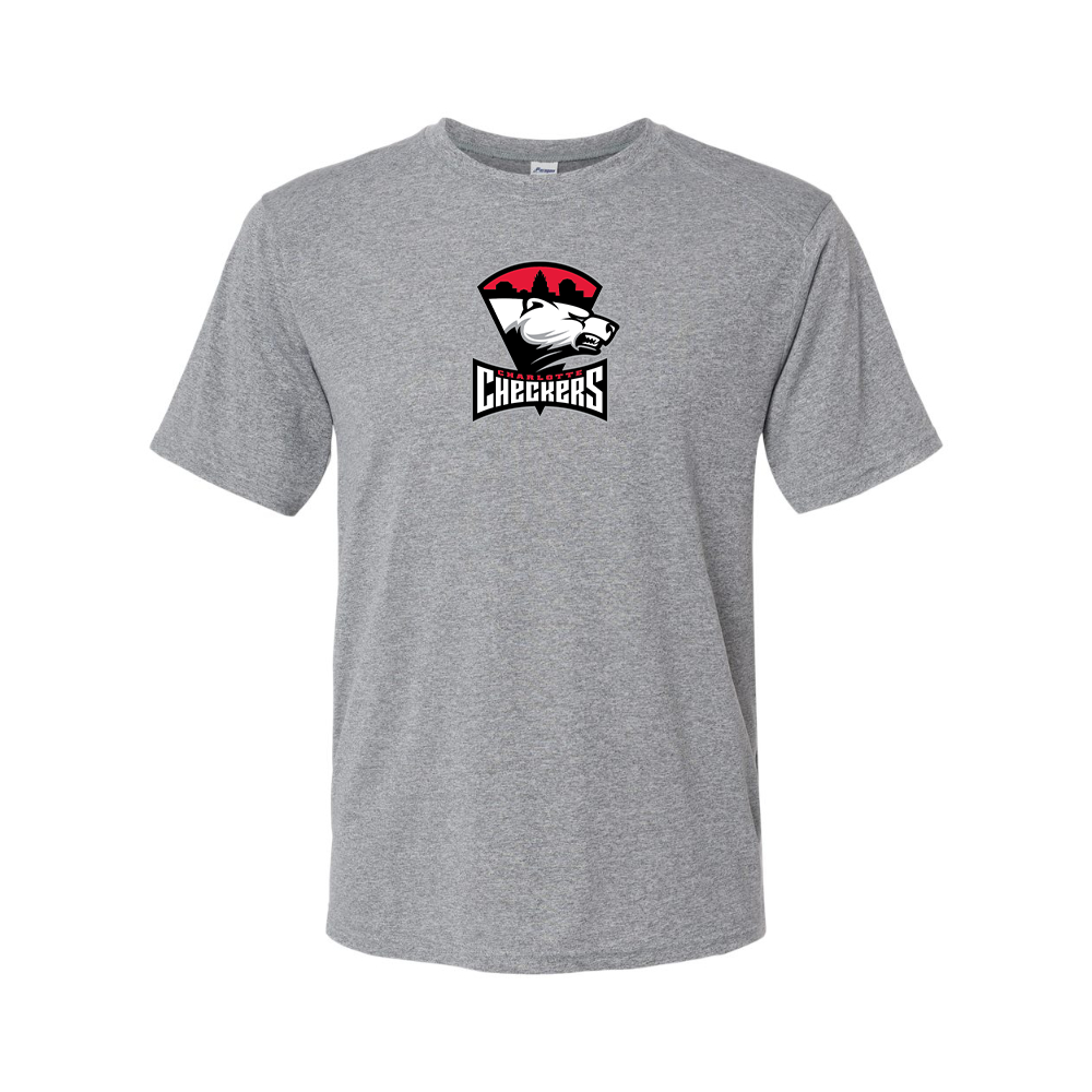 Men's Charlotte Checkers Logo Polyester T-Shirt