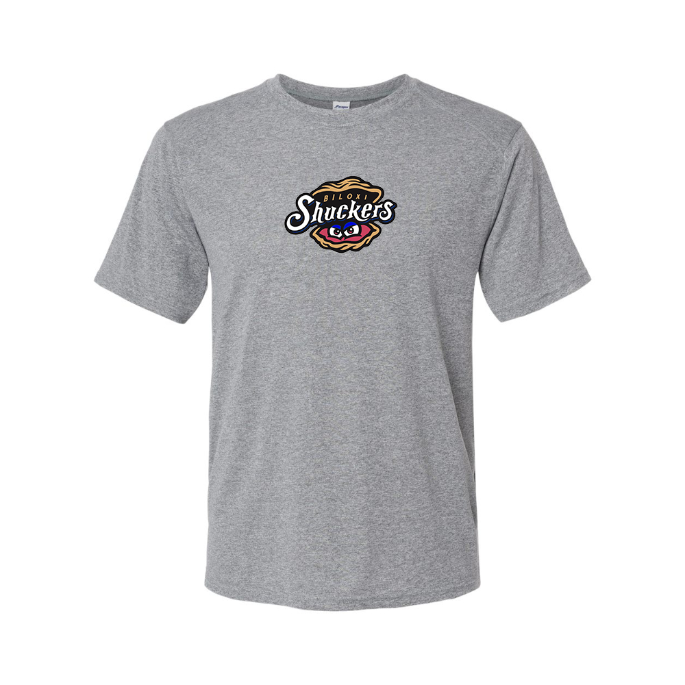Men's Biloxi Shuckers Logo Polyester T-Shirt