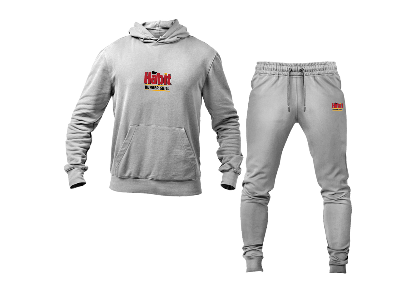 Men's The Habit Burger Grill Hoodie Joggers Set