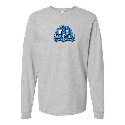 Men's Saint Peters Peacocks Logo Long Sleeve T-Shirt