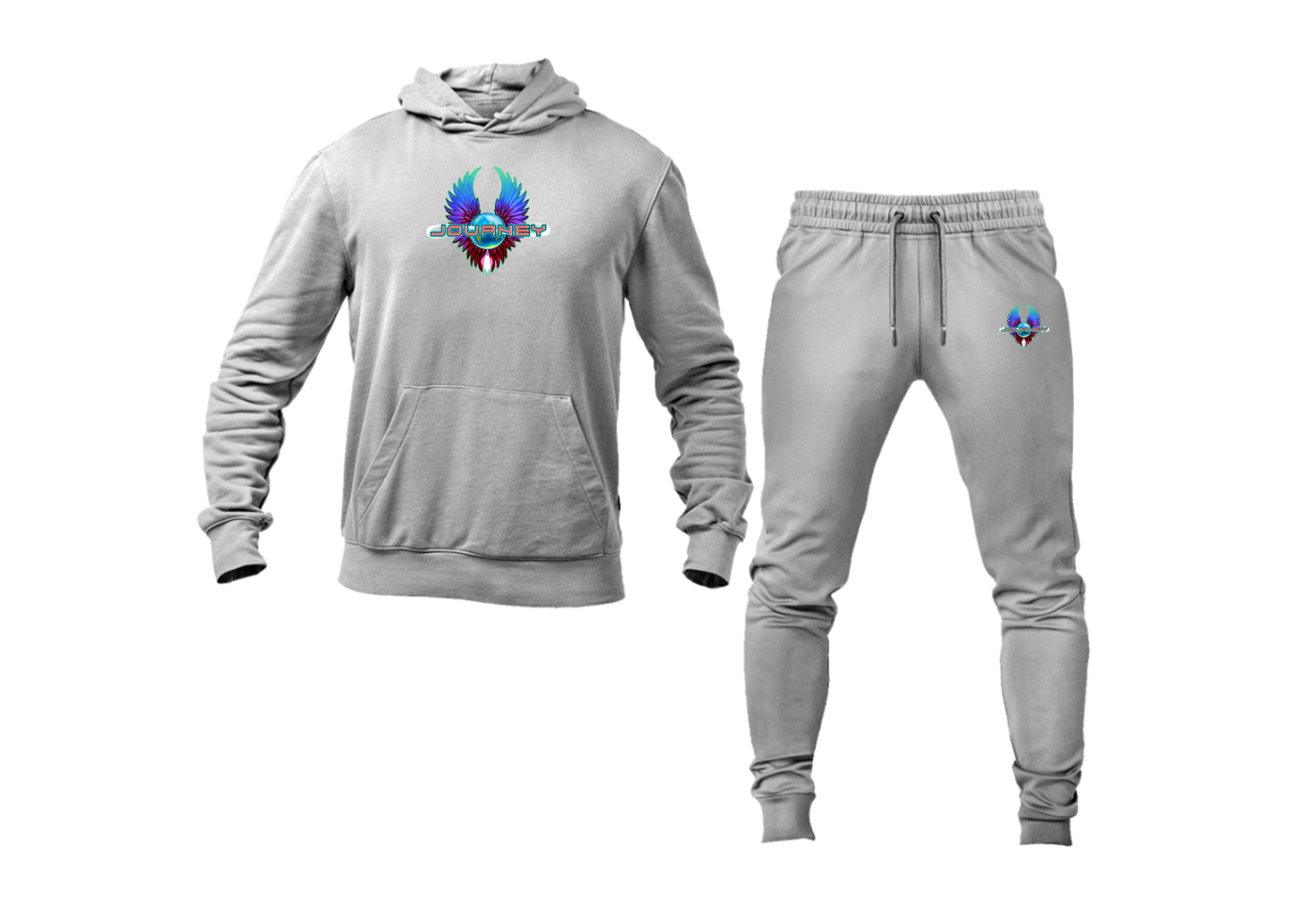 Men's Journey Logo Hoodie Joggers Set