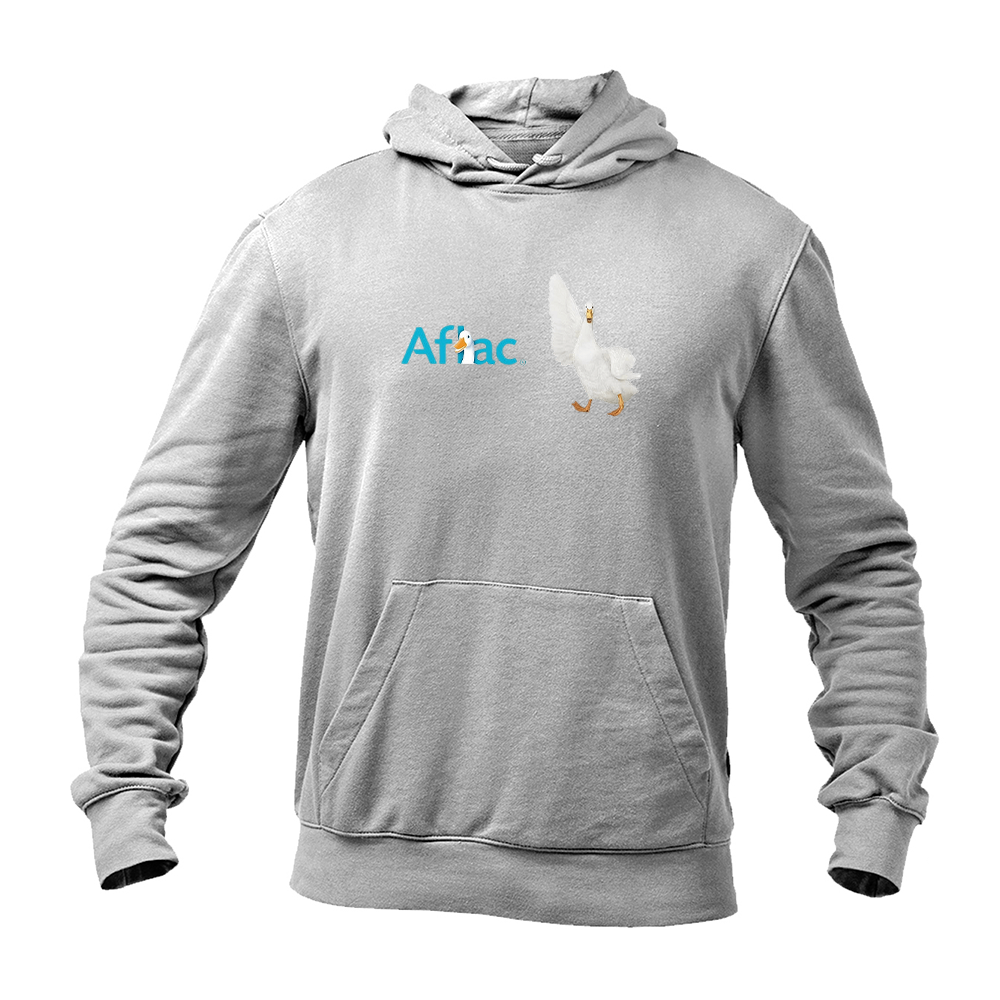 Men's Aflac Logo and Duck Gildan  Heavy Blend Hooded Sweatshirt