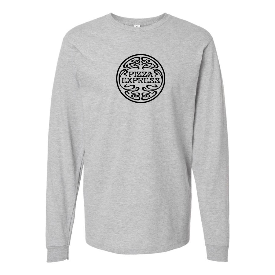 Men's Pizza Express Logo Long Sleeve T-Shirt