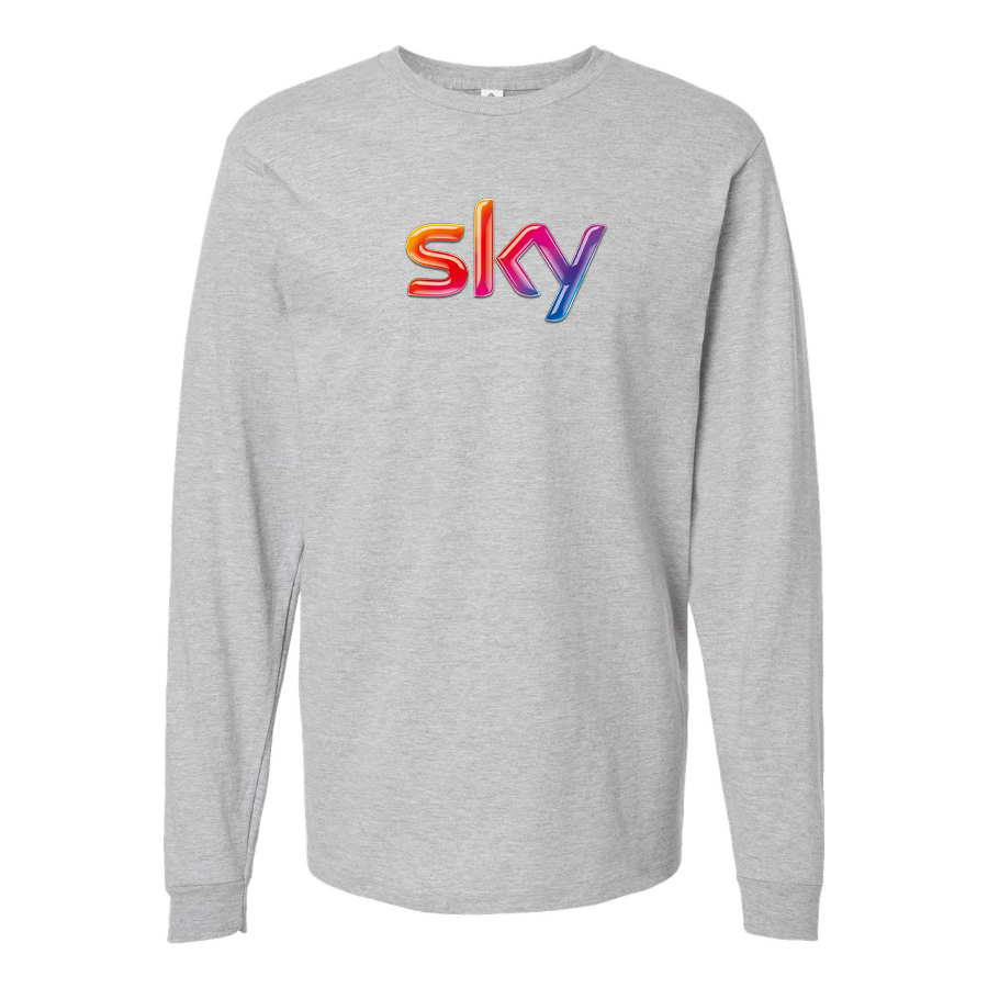 Youth Sky Logo Cotton Long Sleeve T-Shirt