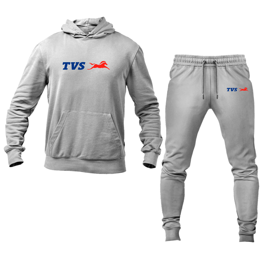 Men's TVS Motor Company Logo Hoodie Joggers Set