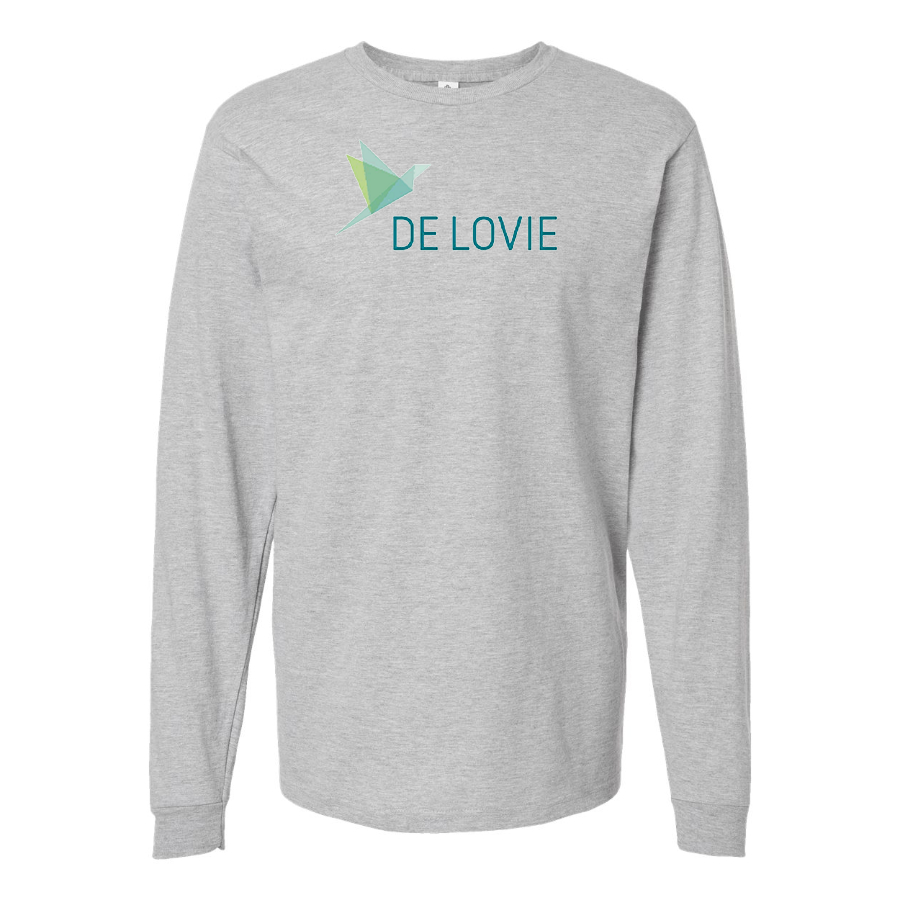 Men's De Lovie Logo Long Sleeve T-Shirt