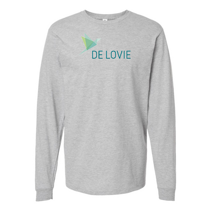 Men's De Lovie Logo Long Sleeve T-Shirt