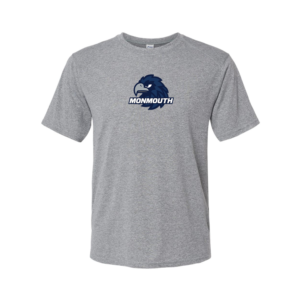 Men's Monmouth Hawks Logo Polyester T-Shirt