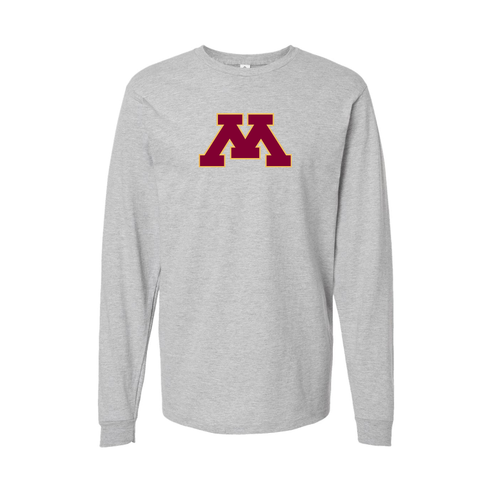 Youth Minnesota Golden Gophers Logo Cotton Long Sleeve T-Shirt