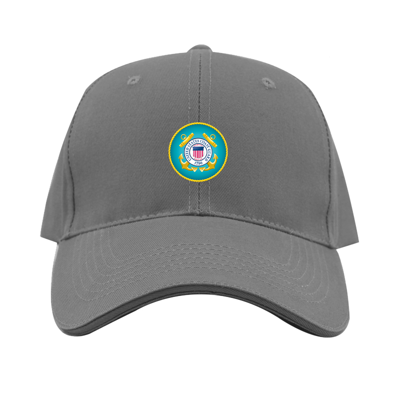 Coast Guard Logo Dad Baseball Cap Hat