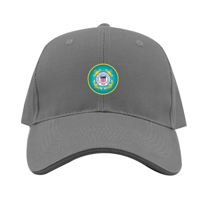 Coast Guard Logo Dad Baseball Cap Hat