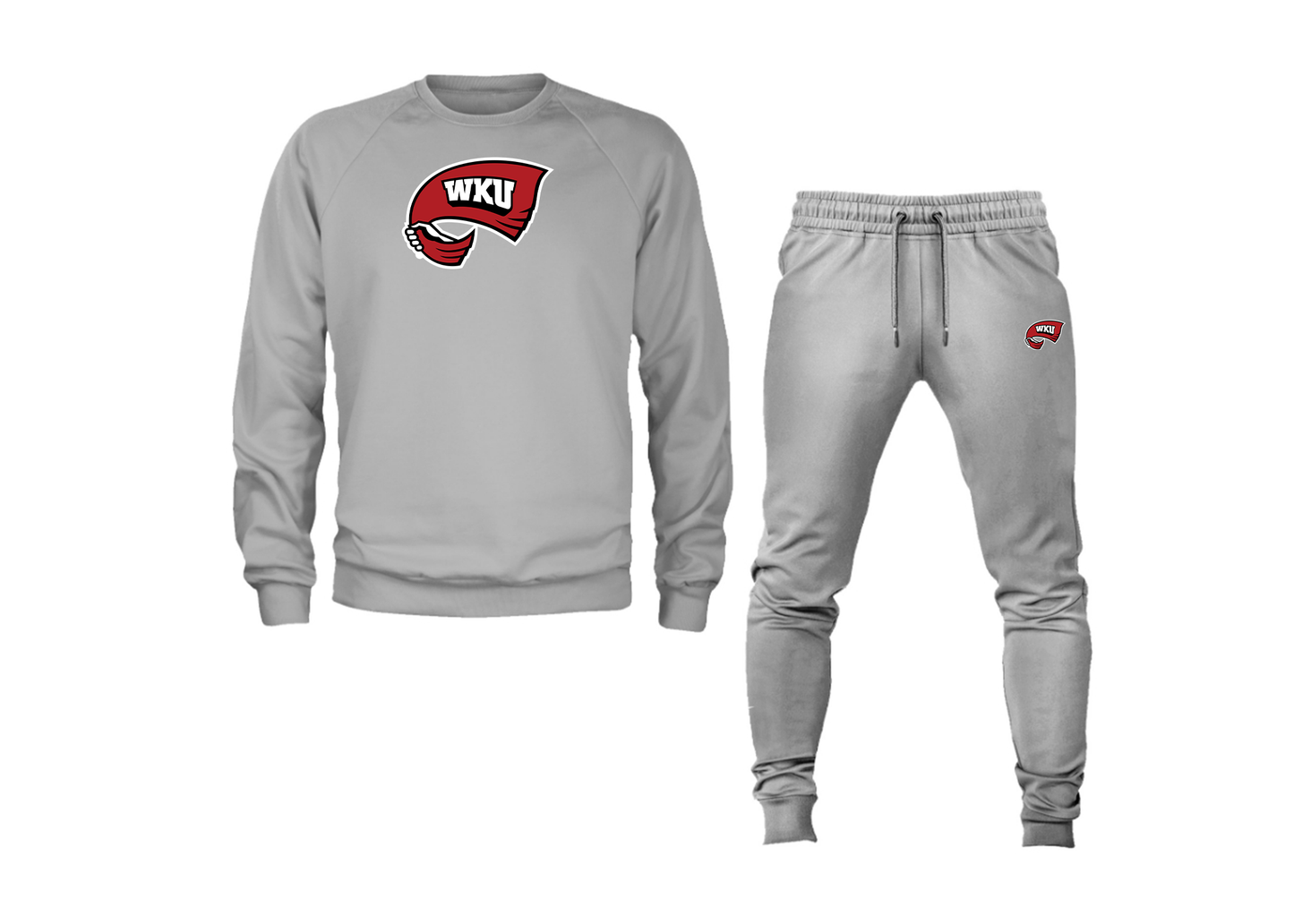 Men's Western Kentucky Hilltoppers Crewneck Sweatshirt Joggers Suit