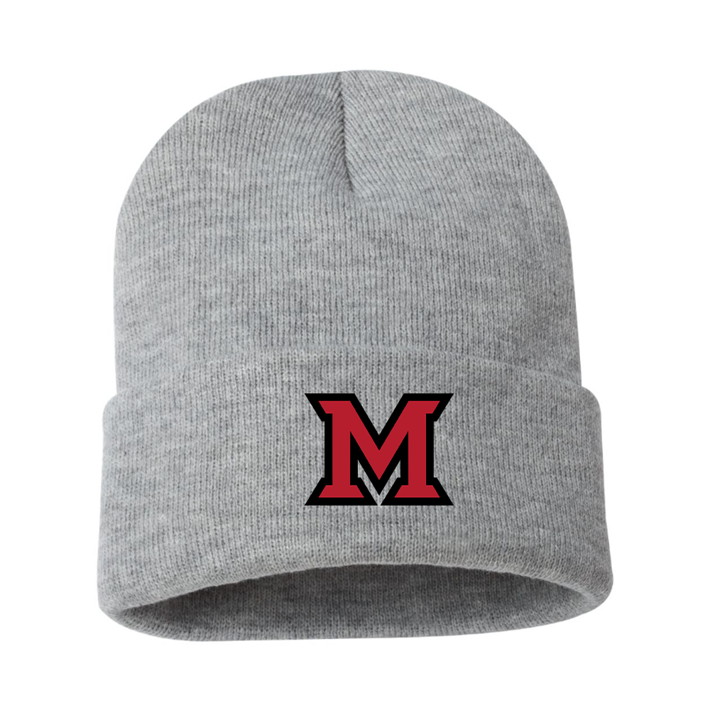 Miami Ohio RedHawks Logo Beanie Hat
