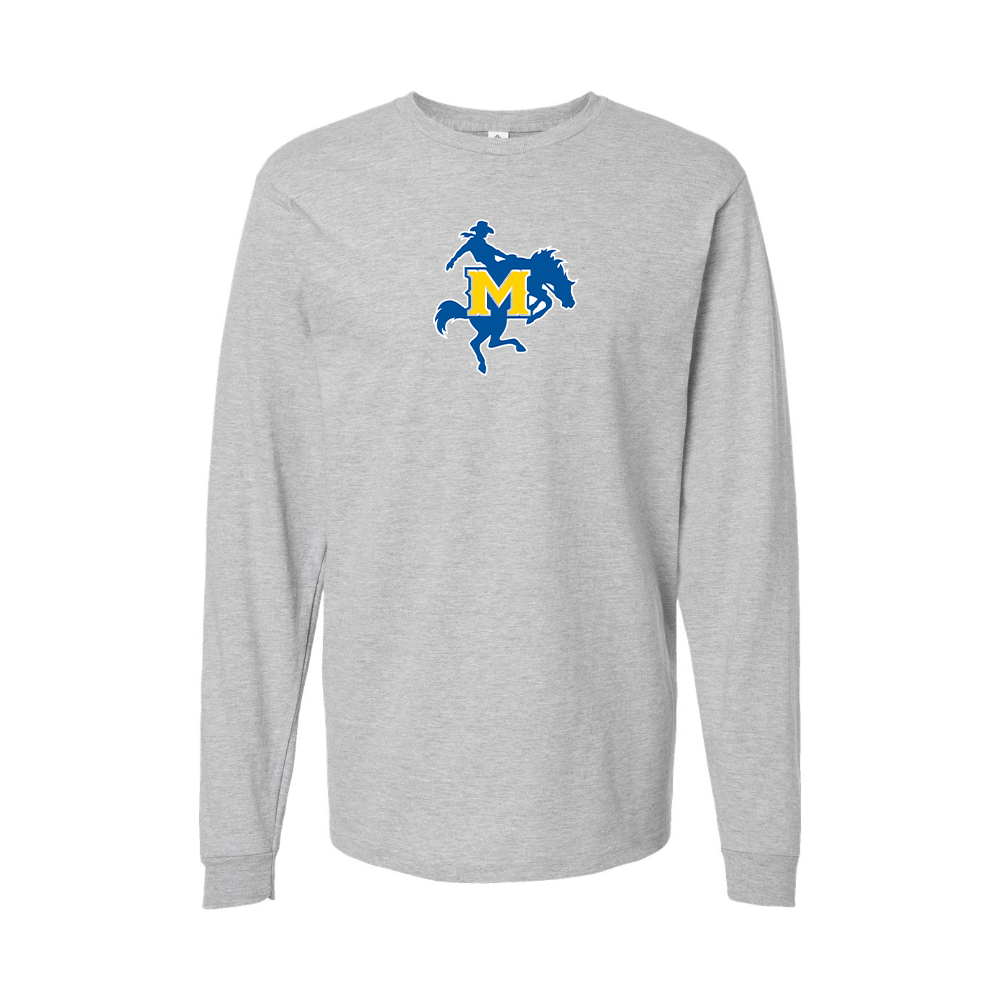 Youth McNeese State Cowboys Logo Cotton Long Sleeve T-Shirt