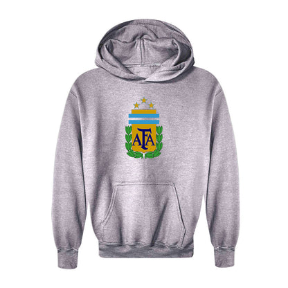 Youth Kids Argentina National Soccer Team Pullover Hoodie