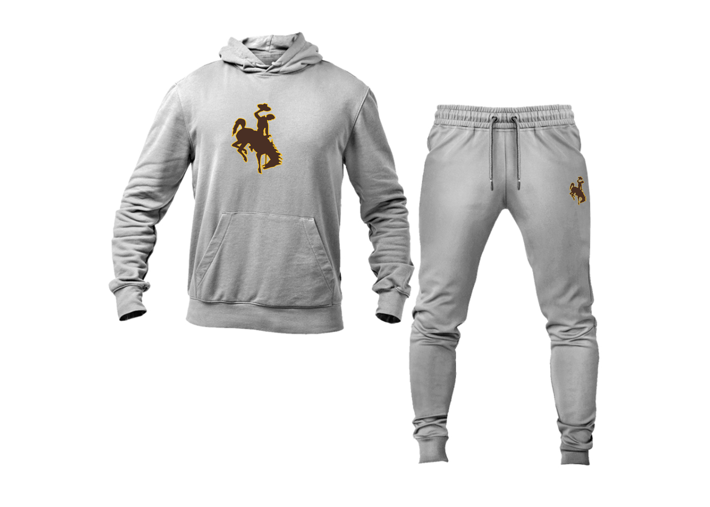 Men's Wyoming Cowboys Hoodie Joggers Set