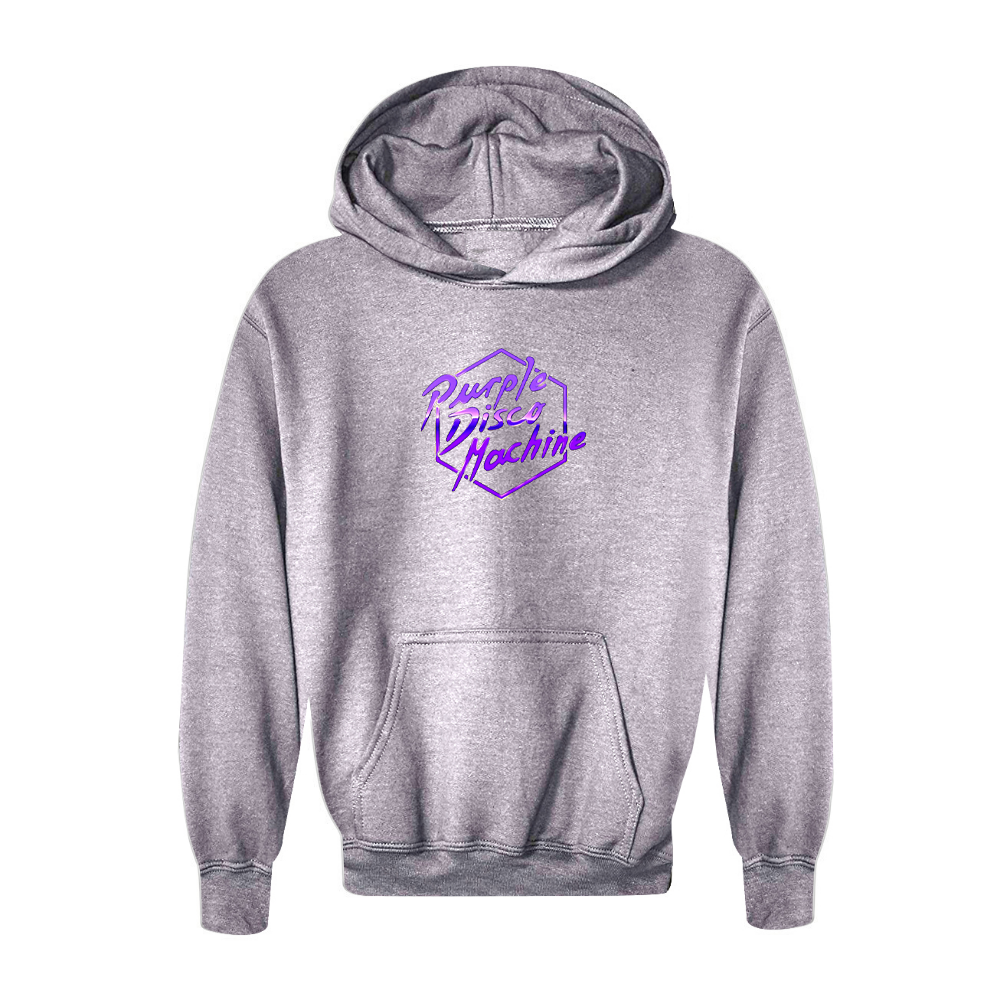 Youth Purple Disco Machine Pullover Hoodie