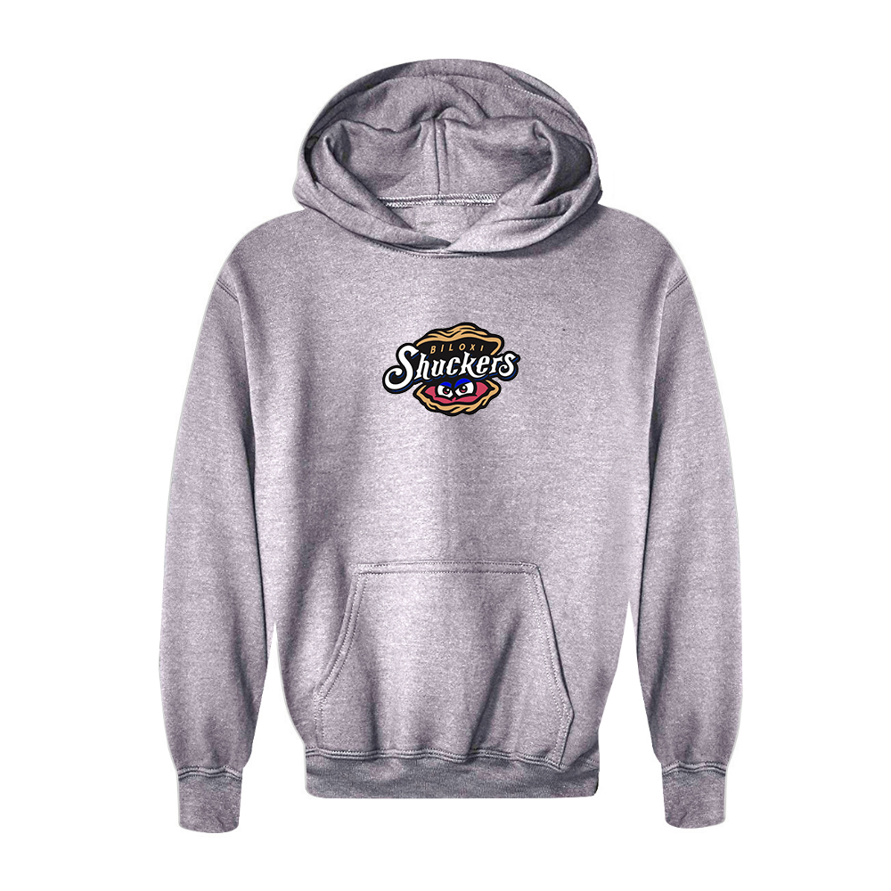 Youth Biloxi Shuckers Logo Pullover Hoodie