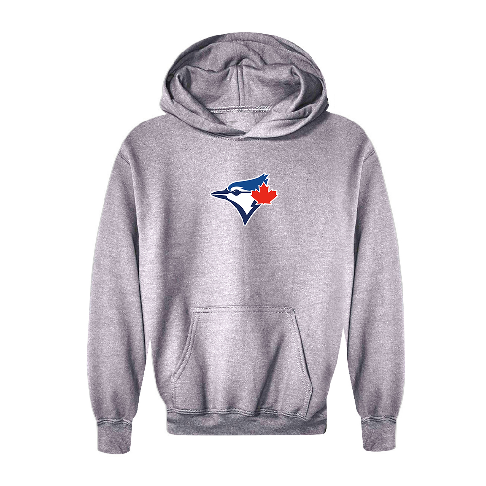 Youth Bluefield Blue Jays Logo Pullover Hoodie