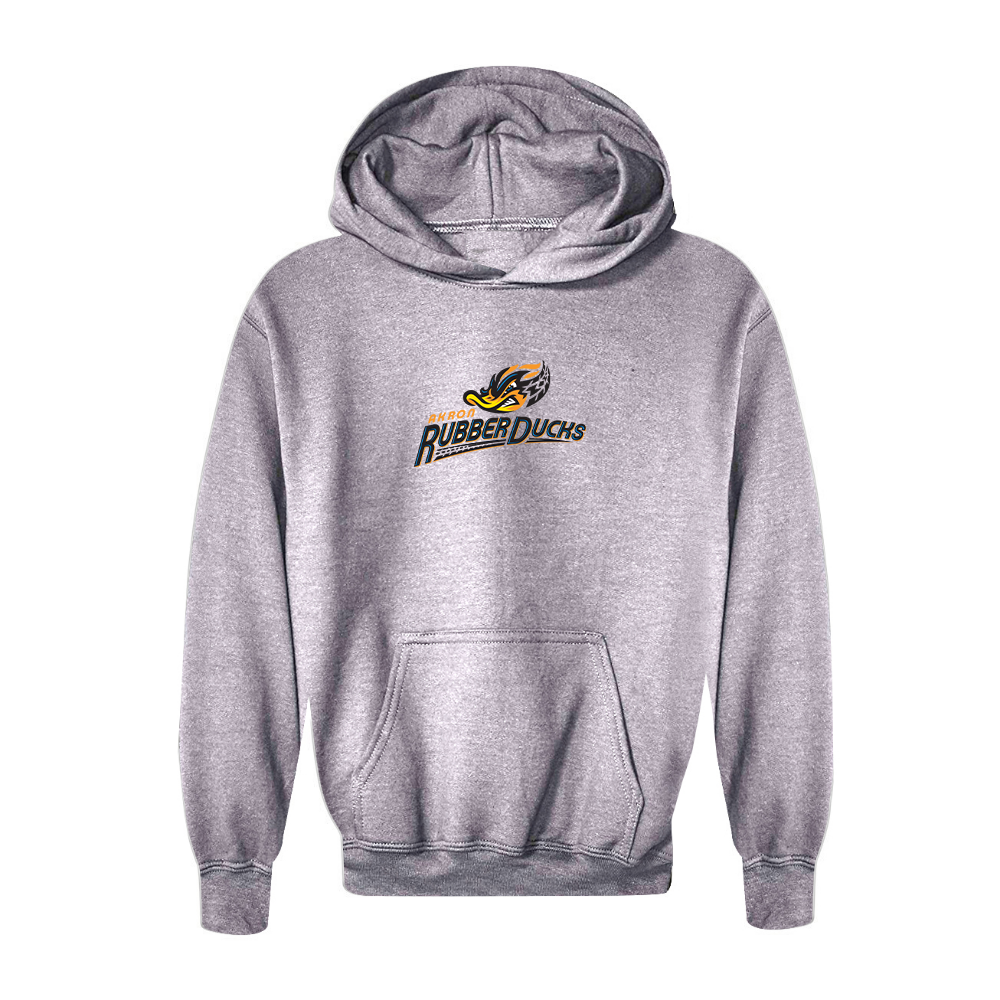 Youth Akron RubberDucks Logo Pullover Hoodie