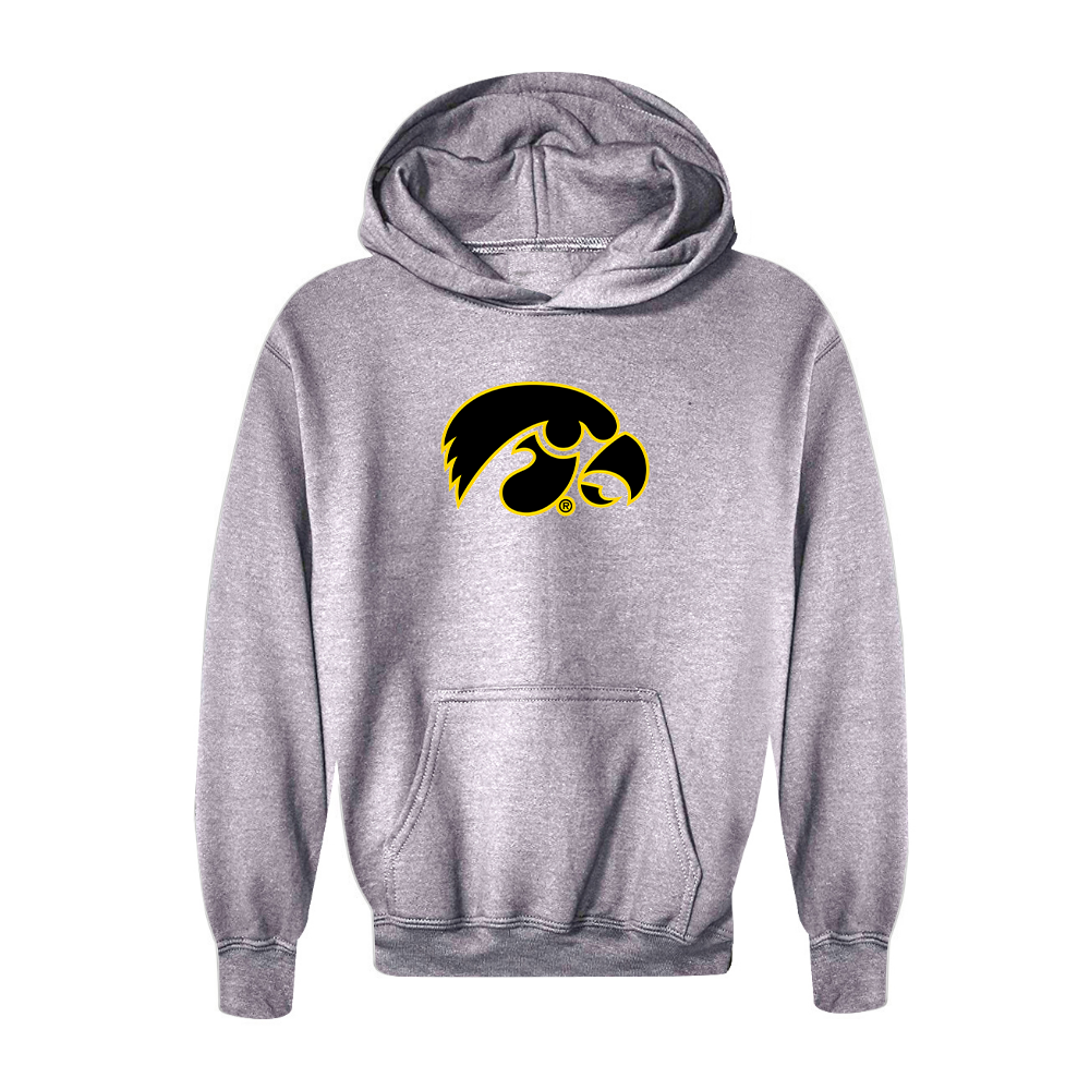 Youth Lowa Hawkeyes Logo Pullover Hoodie