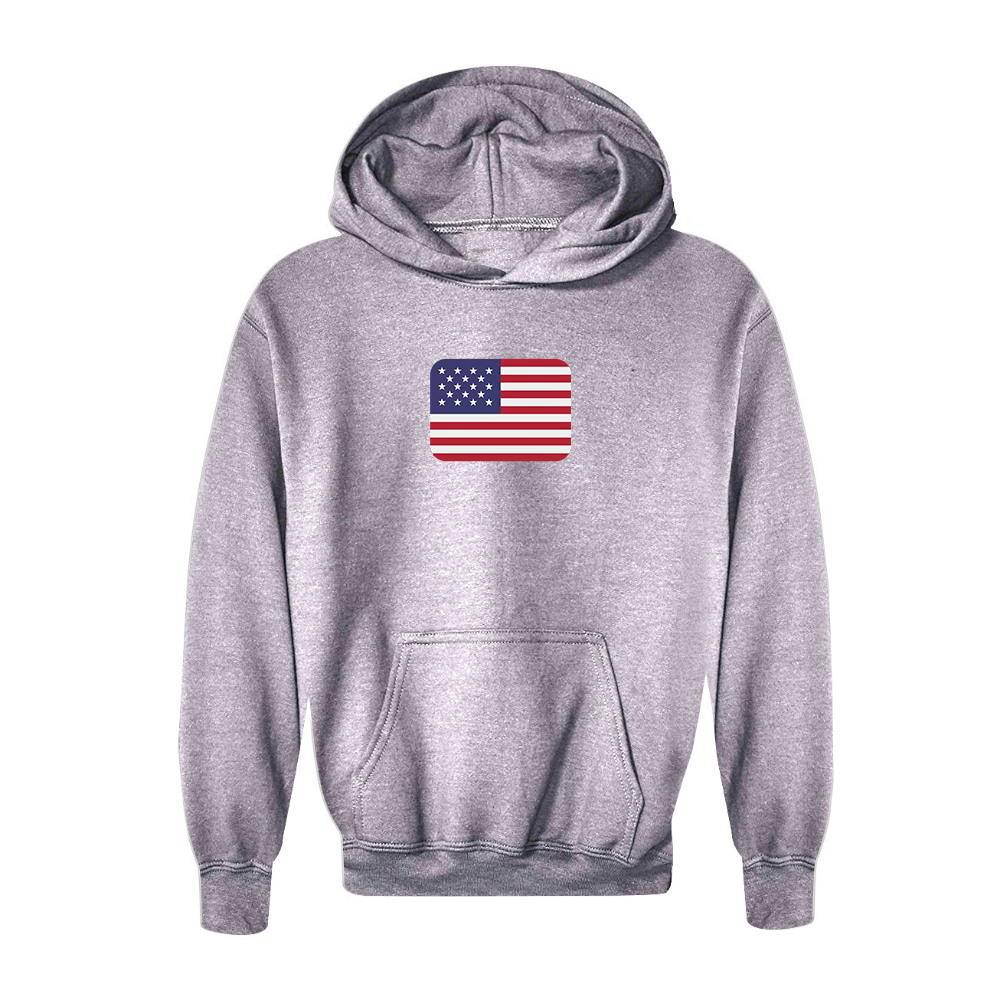 Youth American-Flag-Emoji Pullover Hoodie