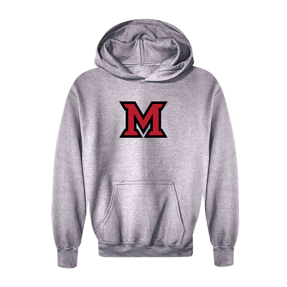 Youth Miami Ohio RedHawks Logo Pullover Hoodie