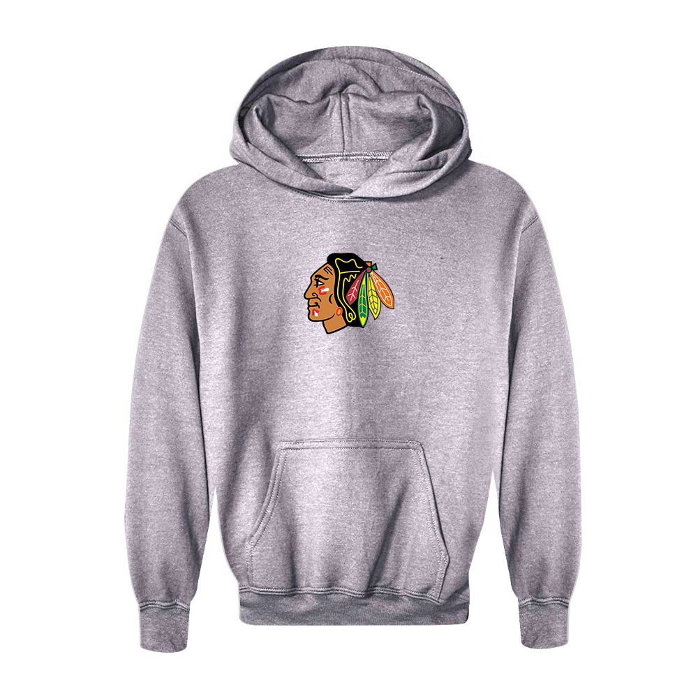 Youth Blackhawks Logo Pullover Hoodie
