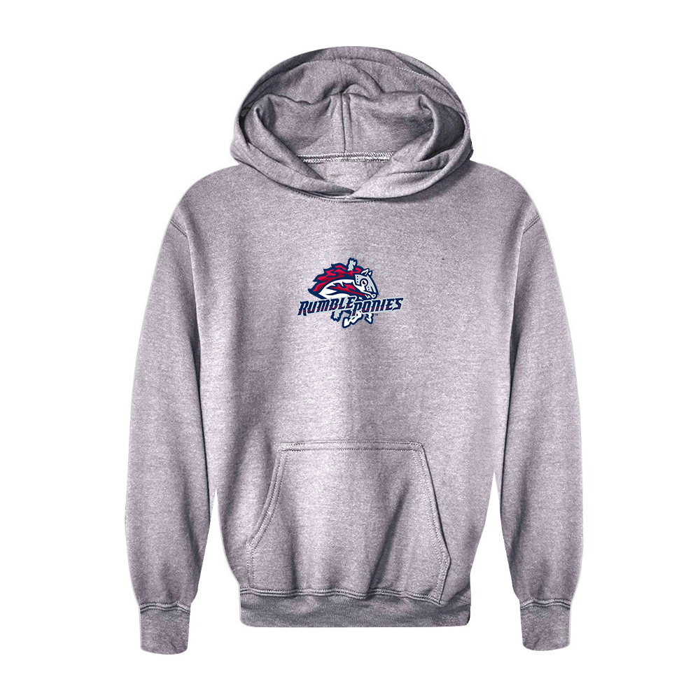 Youth Binghamton Rumble Ponies Logo Pullover Hoodie