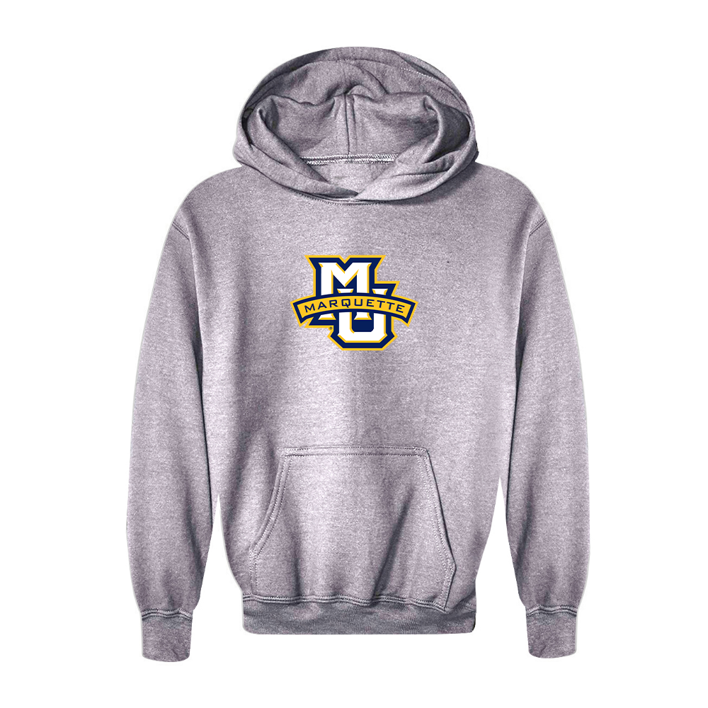Youth Marquette Golden Eagles Logo Pullover Hoodie