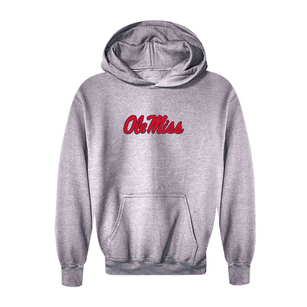 Youth Mississippi Rebels Logo Pullover Hoodie